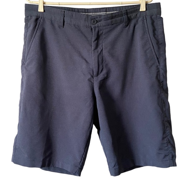 Sunice Shorts Sunice Mens Flat Front Zipper Grey Short Size 34